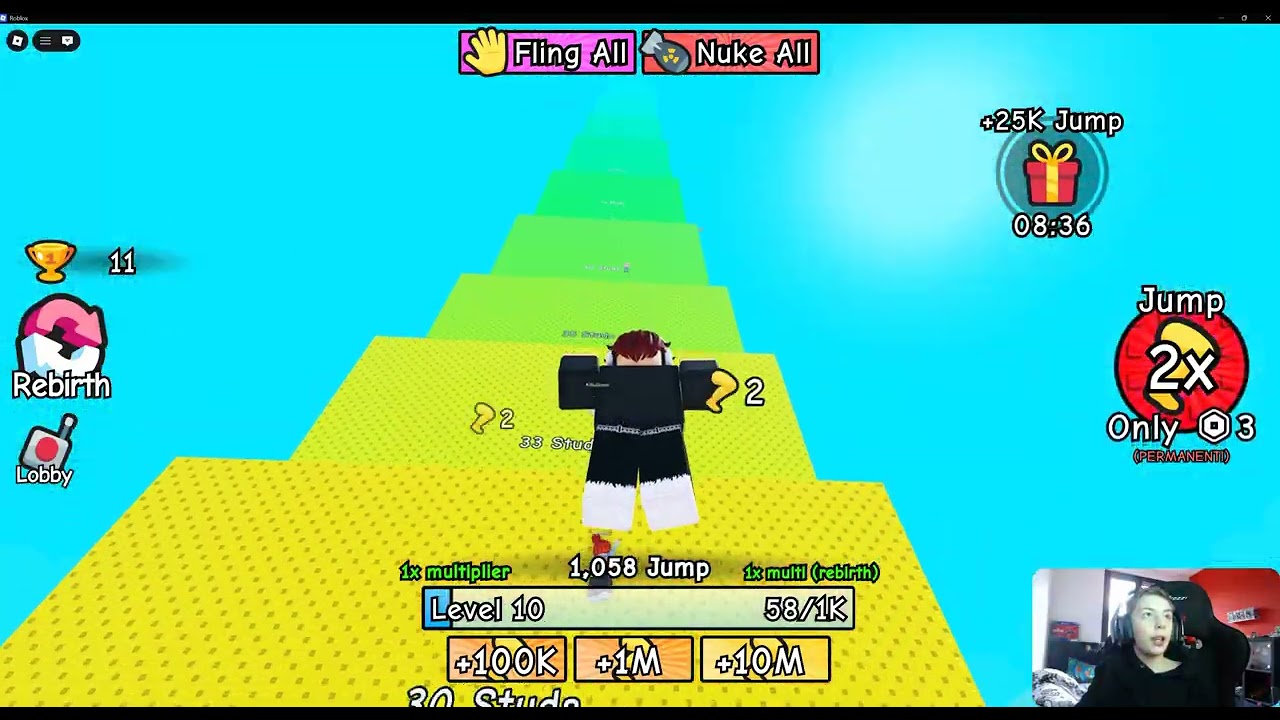 +1 jump per step