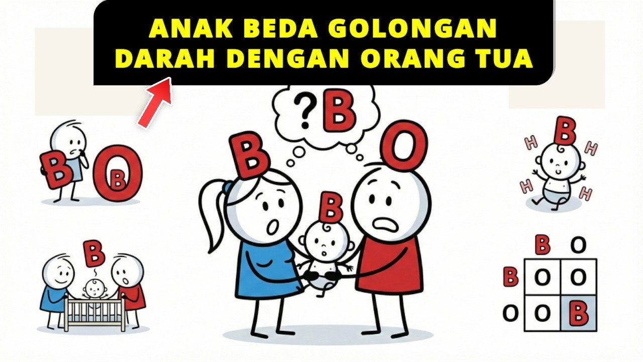 Golongan Darah Anak Beda dari Ayah dan Ibu, Kok Bisa?