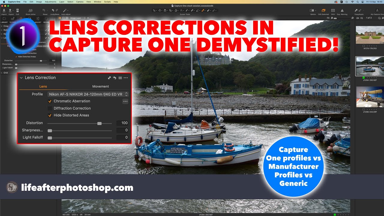 Capture One lens correction profiles demystified