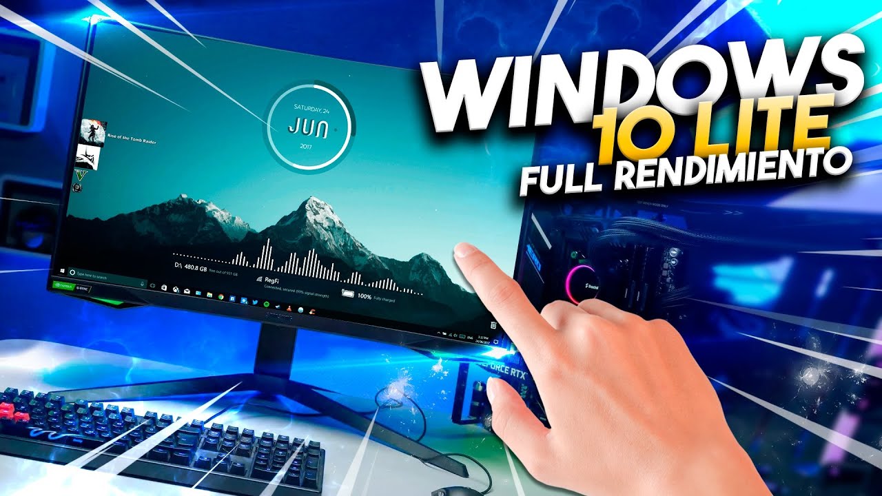 ⚡NUEVO Windows 10 LITE m&aacute;s R&Aacute;PIDO de TODOS 2026 🚀 32 y 64 BITS