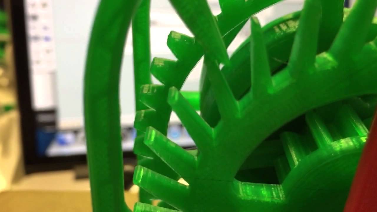 Prototype PLA Spring Motor Escapement