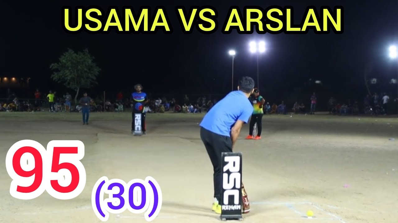 95 RUNS NEED 30 BALLS USAMA ALI SIALKOT MUZAMIL KAMOKI VS ARSLAN BUTT USMAN JAAN PATHA BEST MATCH 
