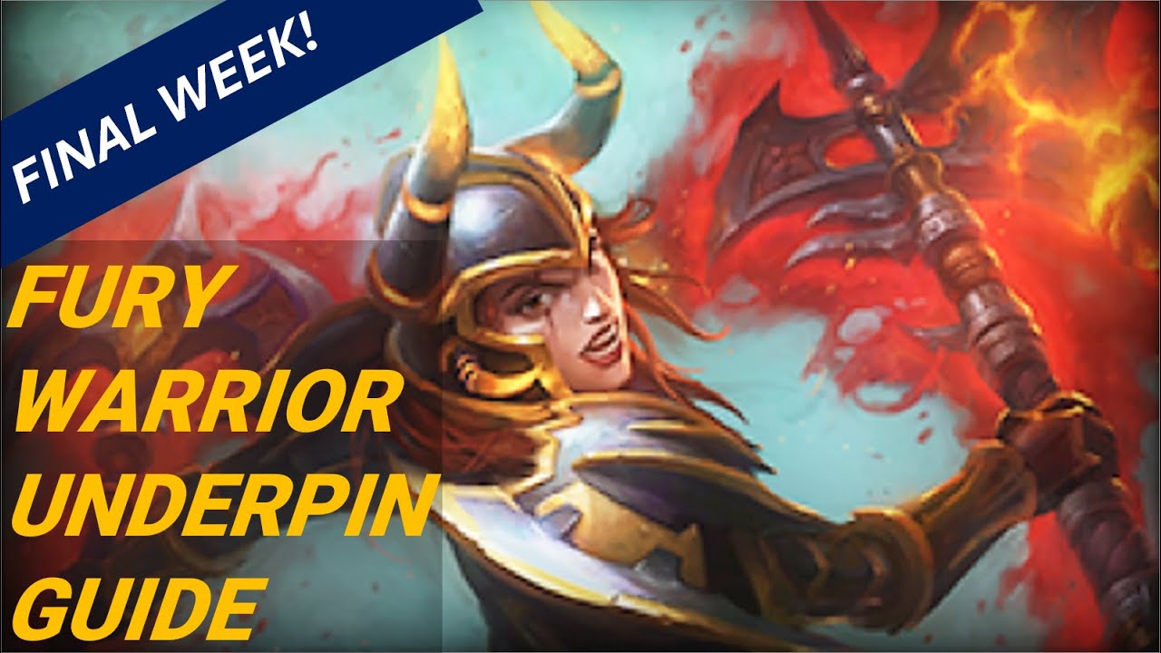 Fury Warrior Underpin ?? Guide | 640 ilvl / No addons!