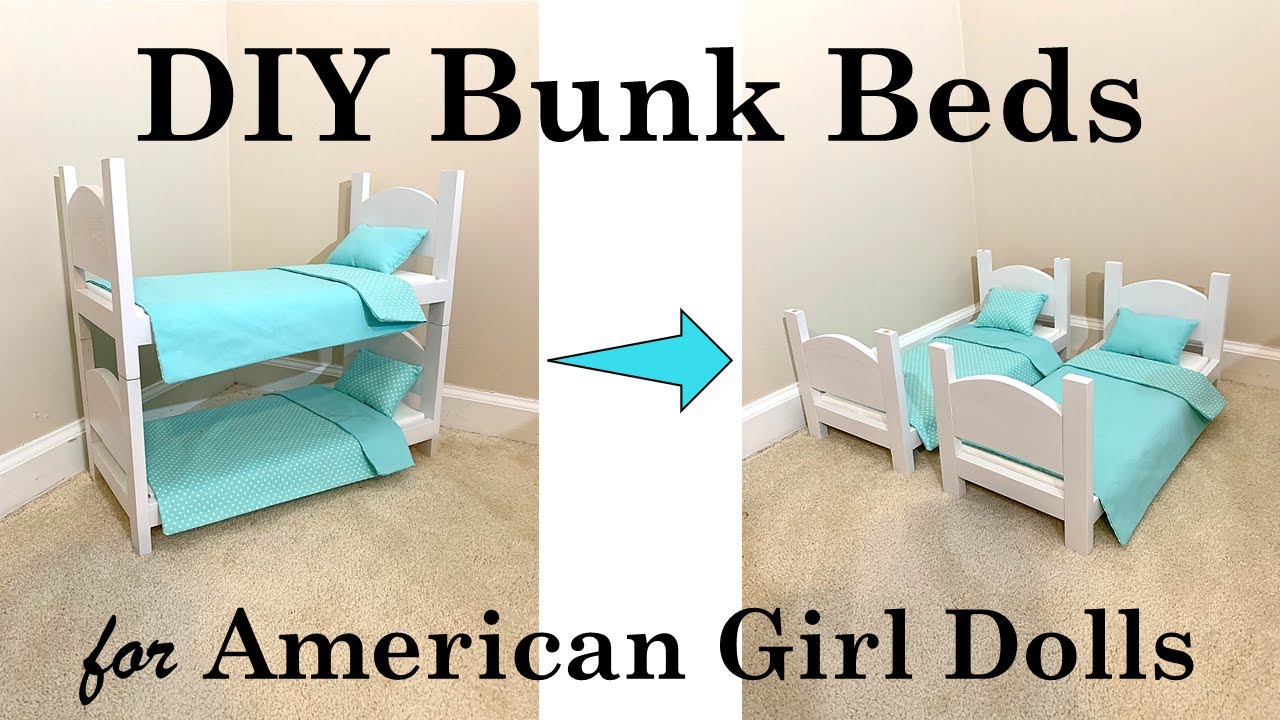 DIY Bunk Beds for American Girl Dolls