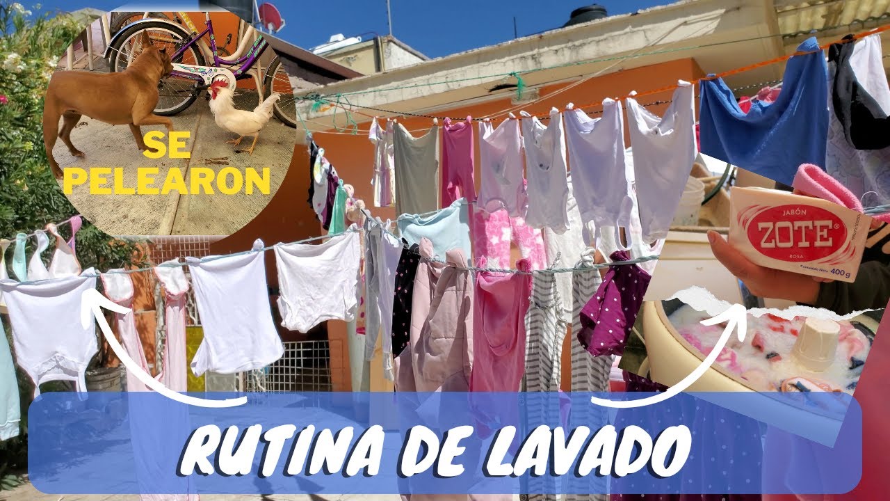 RUTINA DE LAVADO | LAVADORA CHACA CHACA | DESMANCHANDO ROPA DE BEBE | ¿COMO RECICLAR AGUA?