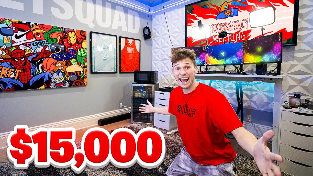 I gave my friend $15,000 to make the Ultimate Gaming Setup *SURPRISE*