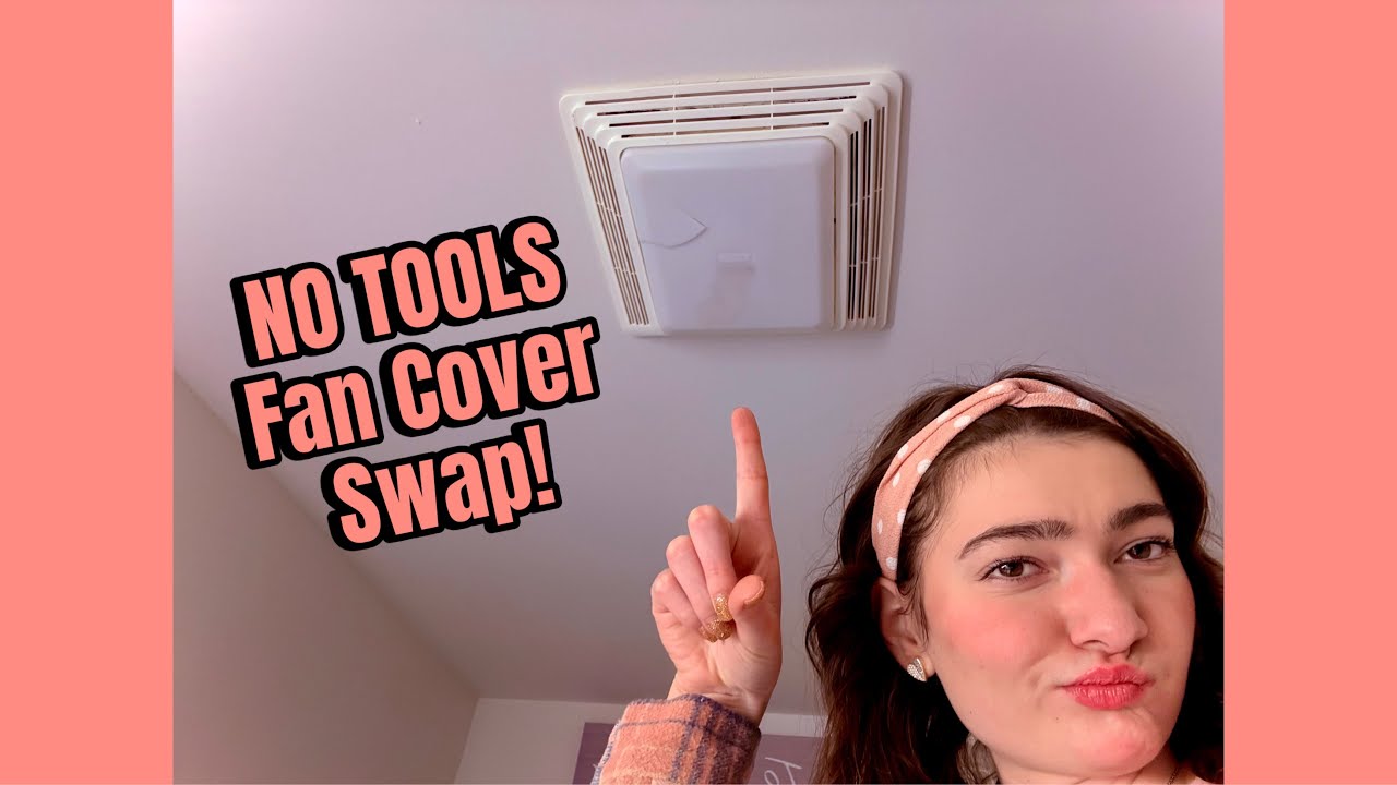 Cracked Bath Fan Cover? Don't Replace the Whole Thing! Replace The Cover, it's Easy!