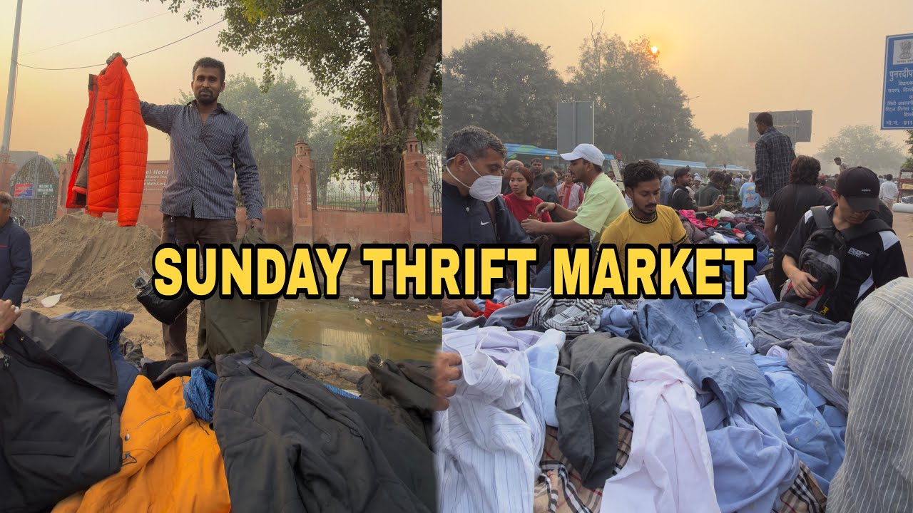WINTER COLLECTION 2025 | Thrift Market | Lal Qila Export surplus | Branded Clothes Market in delhi 