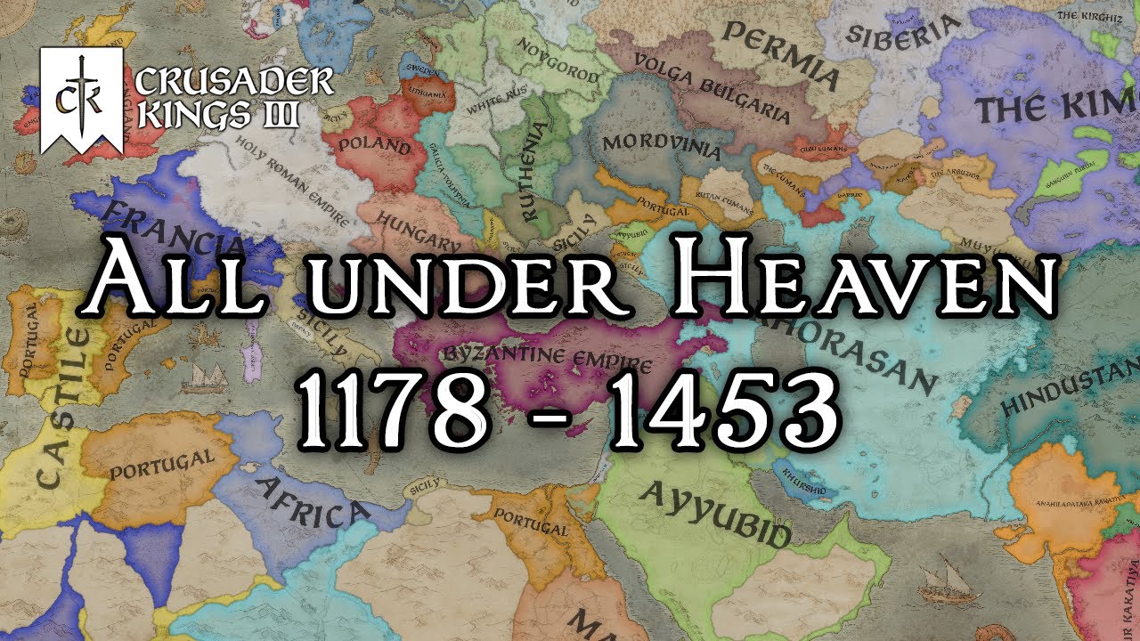 CK3 All under Heaven - 1178 to 1453 timelapse