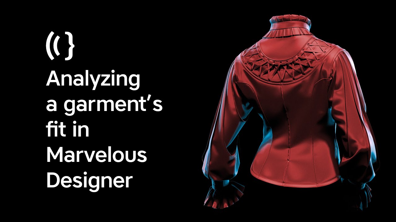 Analyzing a garment's fit in Marvelous Designer