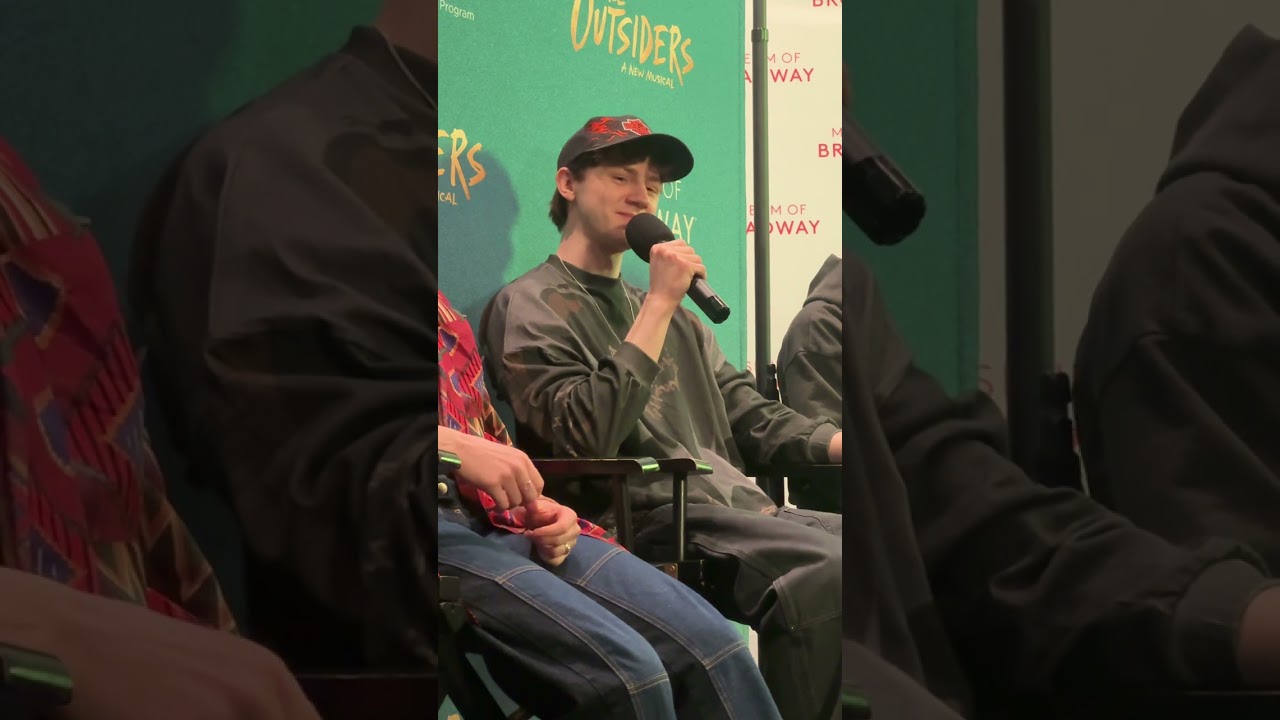 The Outsiders Musical One Year Anniversary Panel at the Museum of Broadway