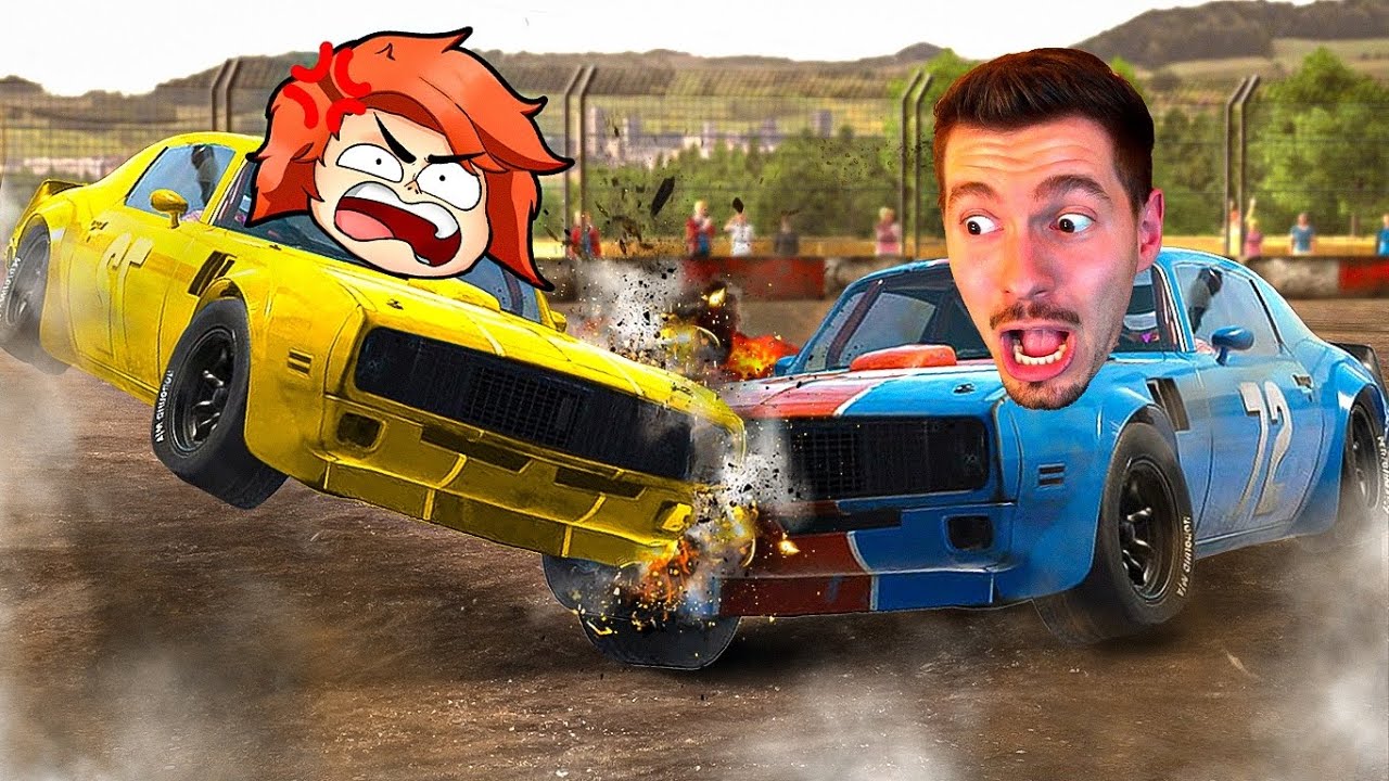 LIPÃO e BIT GAMER capotando carros no Wreckfest!