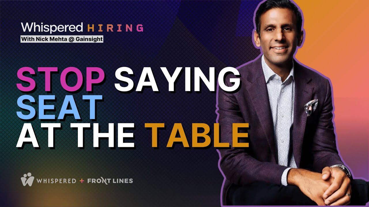 Whispered Hiring with Nick Mehta @ Gainsight