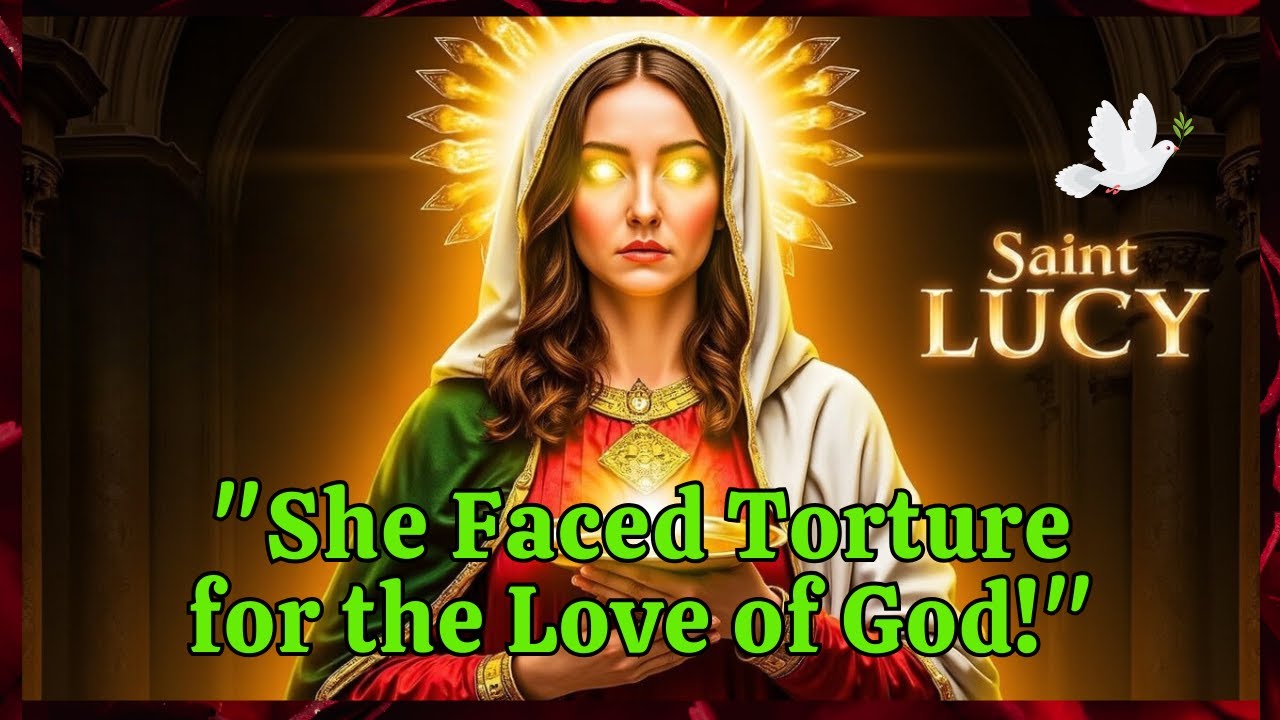 😇Miracles and Martyrdom  The Story of Saint Lucy, Guardian of Sight✨