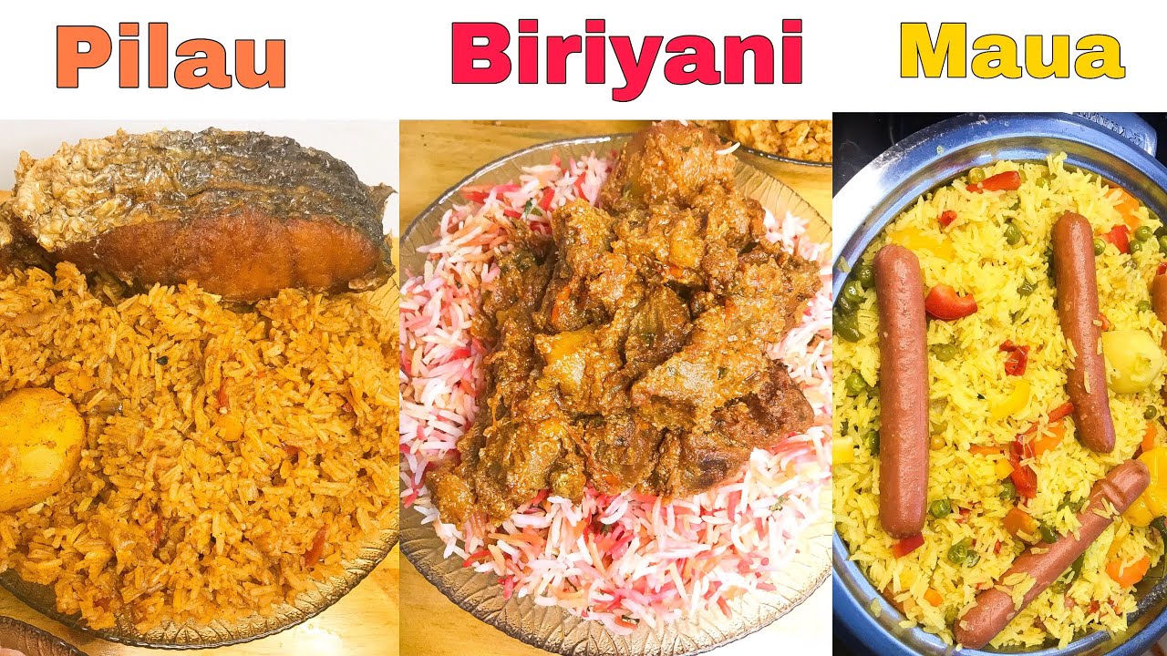 MCHELE MMOJA,MAPISHI MBALIMBALI/KUPIKA PILAU,BIRIYANI NA WALI WA MAUA