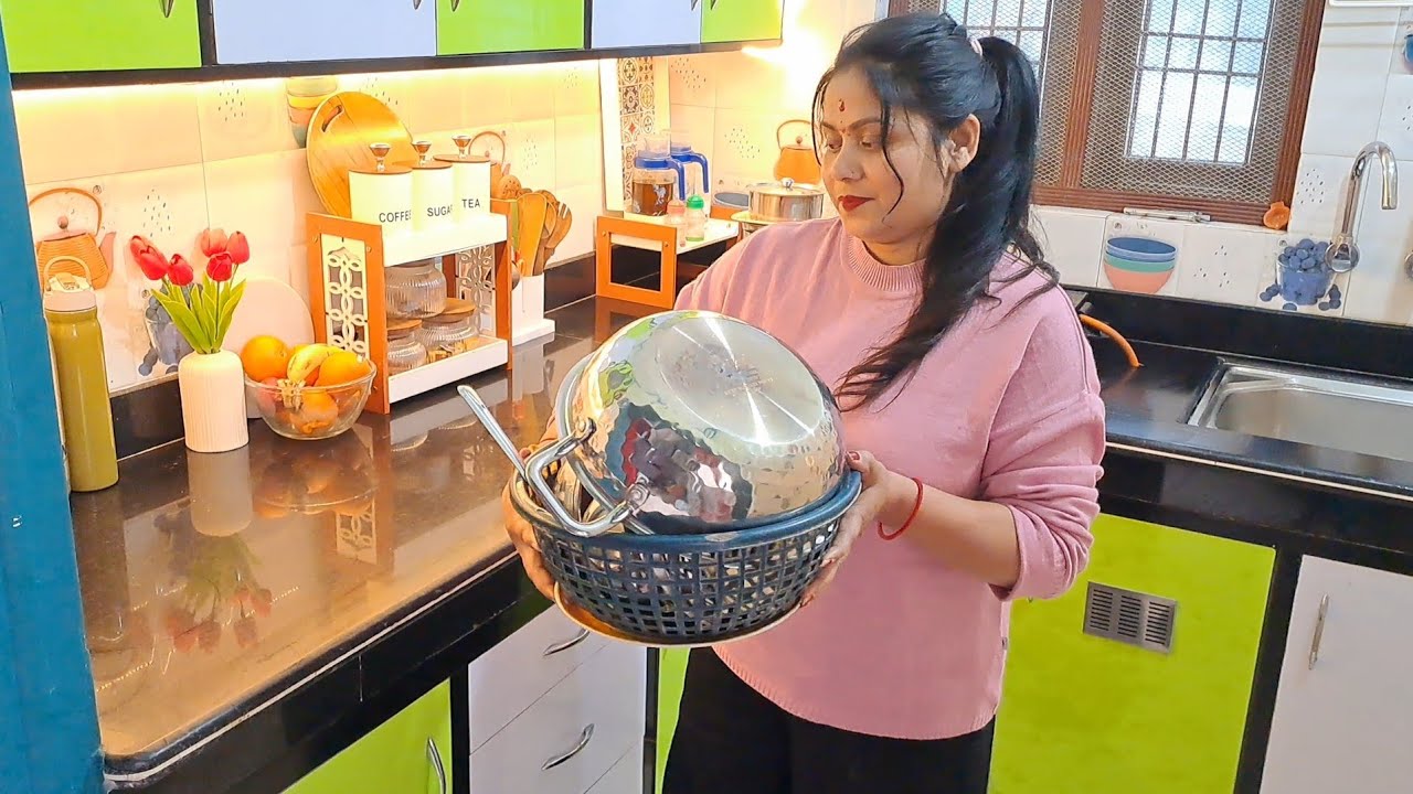 🌄सुबह होते हैं इतने काम सांस लेने की फुर्सत नहीं फटाफट काम निपटा के आज Monthly grocery shopping 