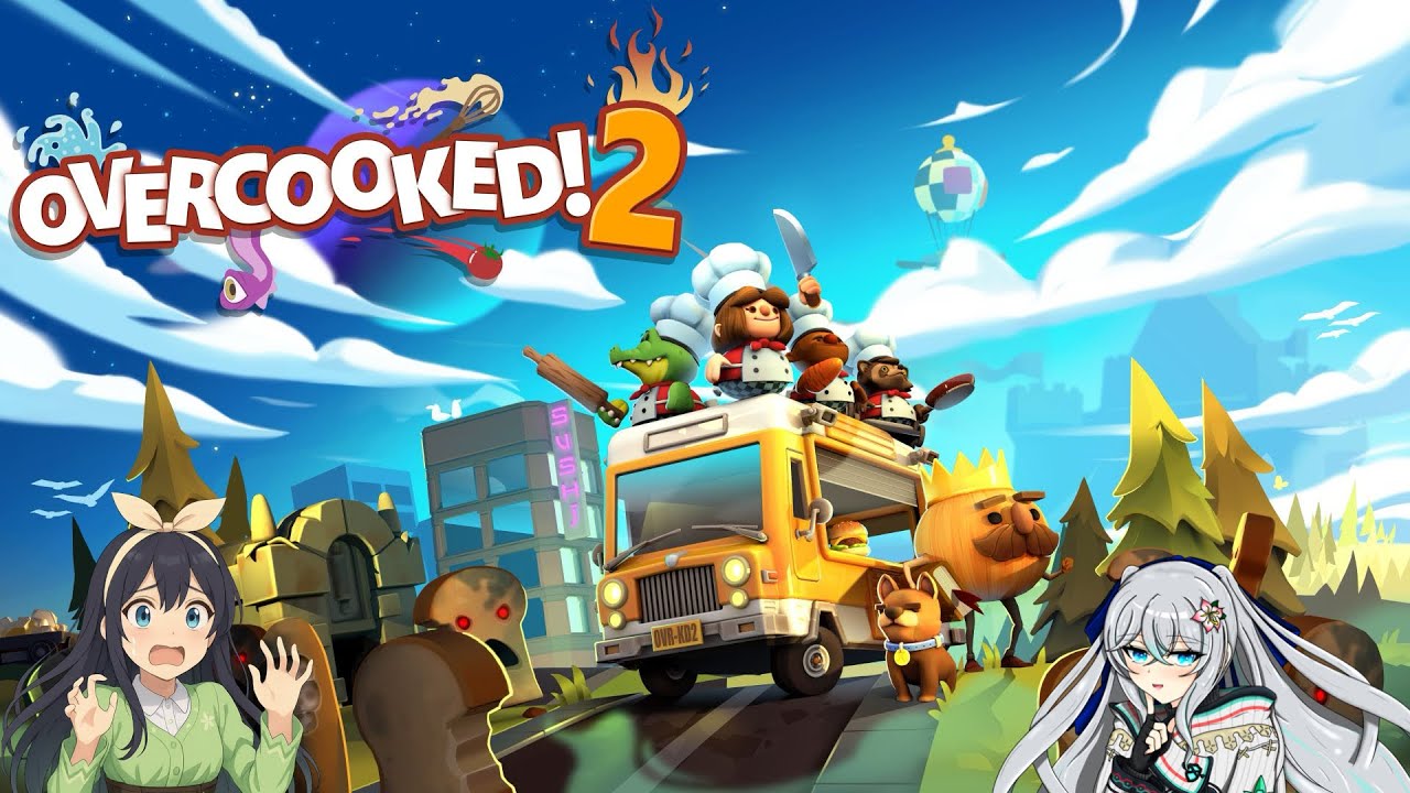 【OVERCOOKED！2】2日目！更にお料理は激しく！！お腹を満たしていきましょう🌈初見さん＆聞き専さん大歓迎！