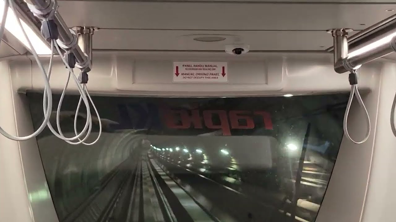 [KJL]🇲🇾 吉隆坡快捷通 格拉那再也線(往鵝嘜)地下段行車片段 LRT Kelana Jaya Line : Dang Wangi → KLCC (» Gombak)