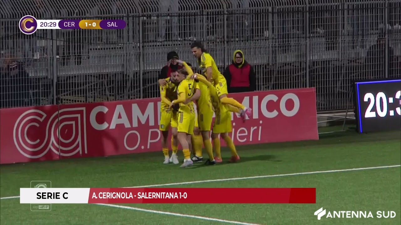 6 FEBBRAIO 2026 - SERIE C: AUDACE CERIGNOLA - SALERNITANA 1-0