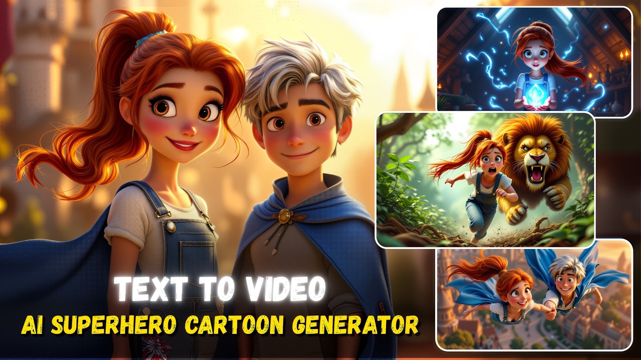Make Superhero Cartoons in Minutes with AI - No Experience Needed!