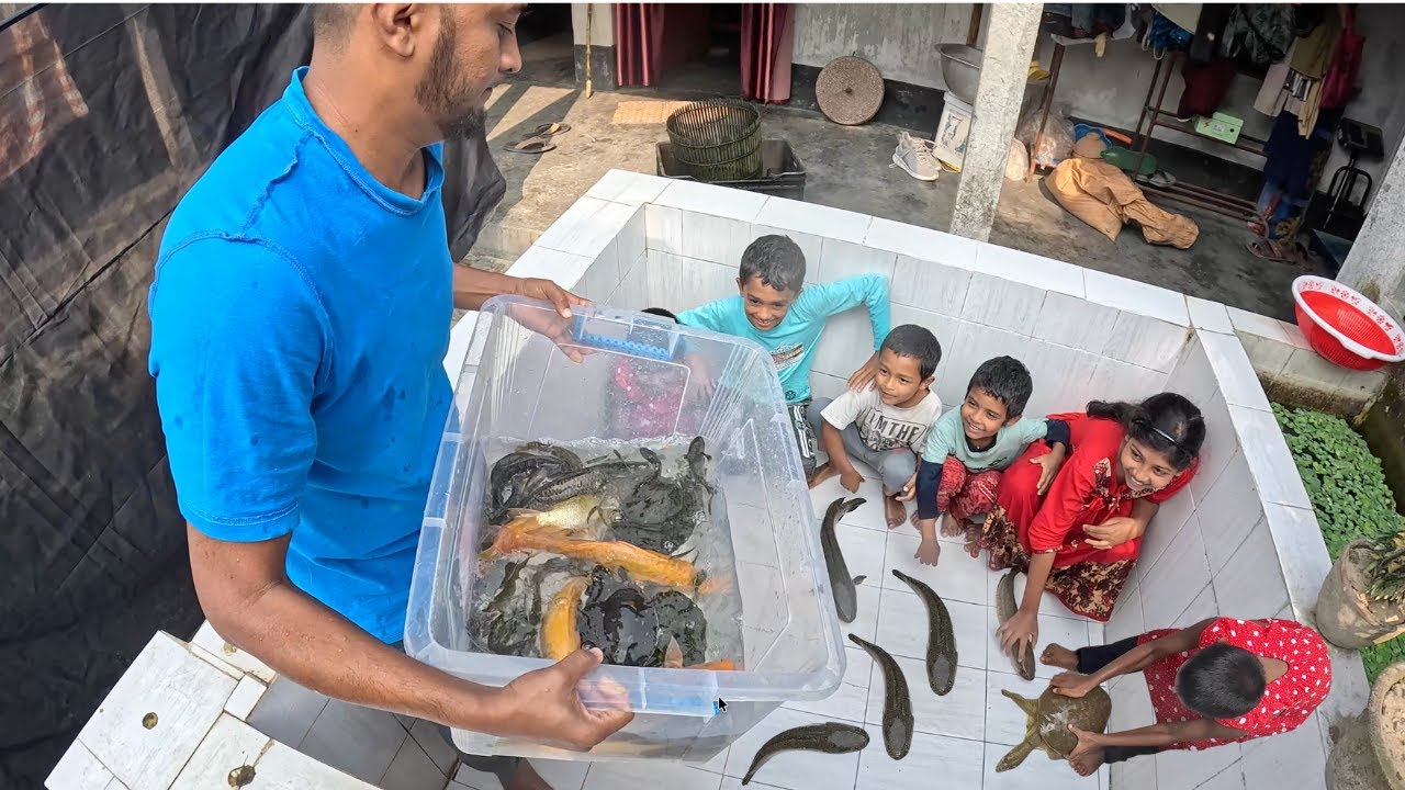 Super Brave Kids Cleaning Aquarium Like a Pro (Fish Tank Washing Process) #aquarium #fish