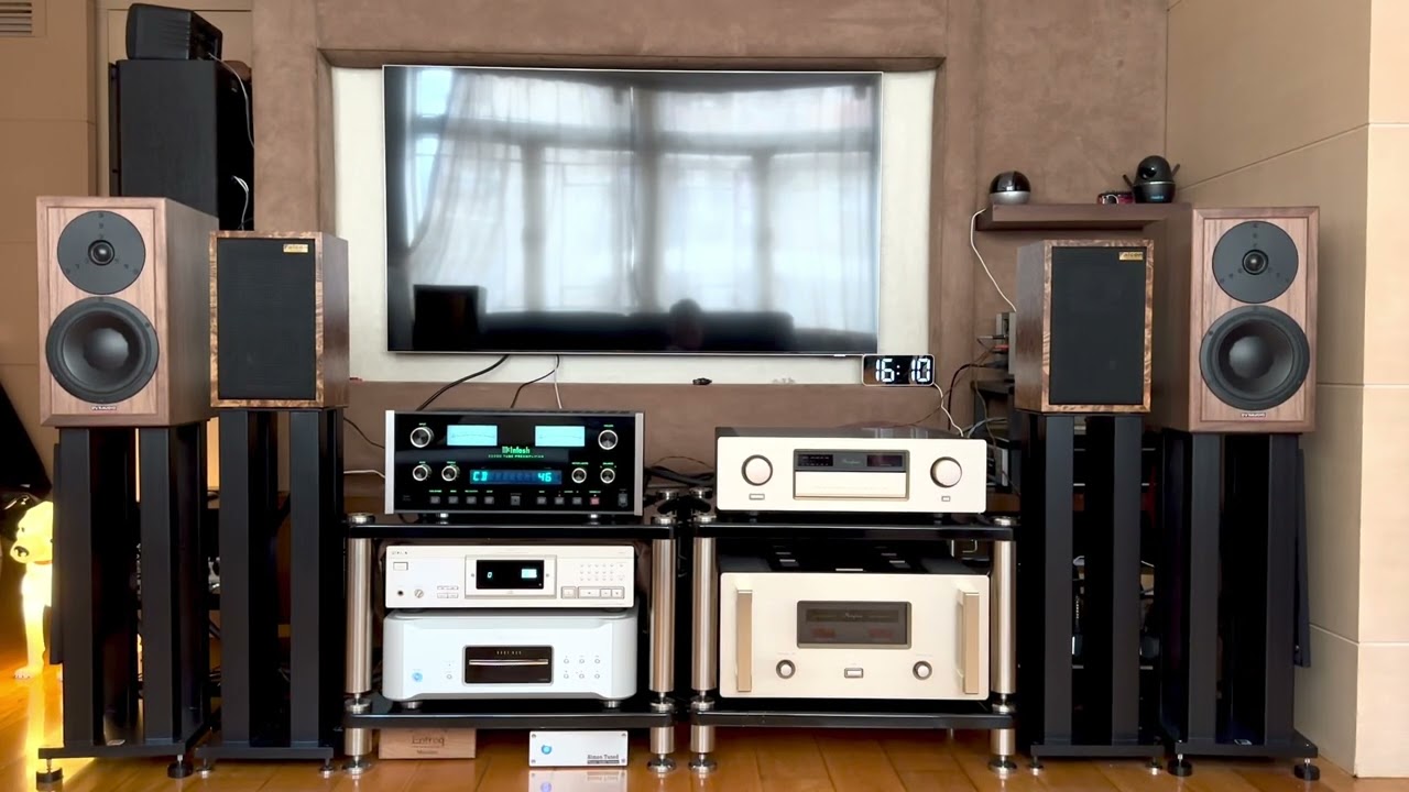 Falcon Acoustics LS3/5a Gold Badge Golden Madrone 50週年金章限量版 Mclntosh 2200 +Mc240