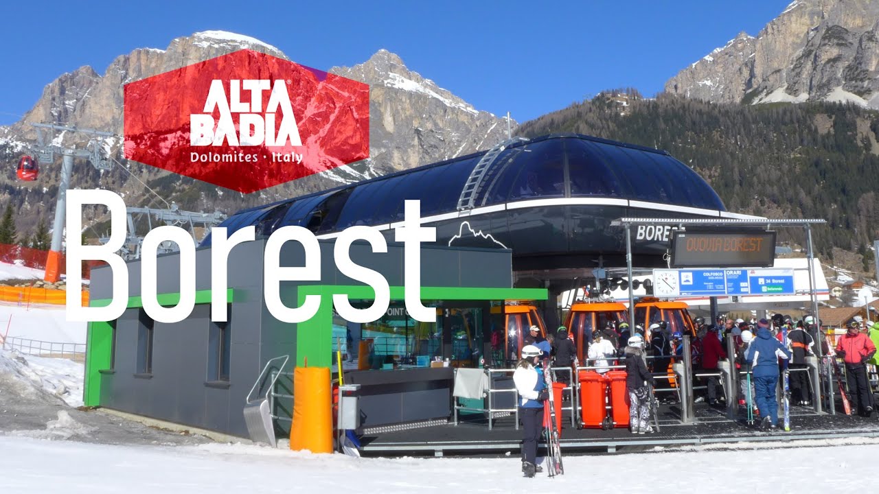 Cabinovia Borest, da Corvara in Badia a Colfosco #sellaronda