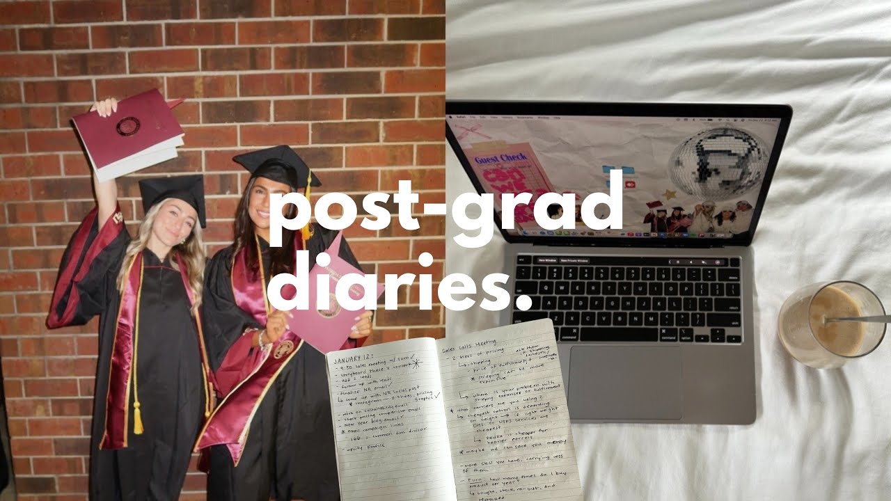 post-grad diaries: day in my life with my first big girl job (i graduated) 🎓