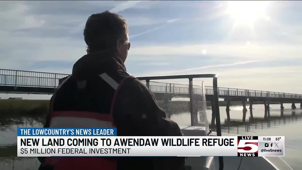 VIDEO: Major land expansion coming to Cape Romain National Wildlife Refuge in Awendaw