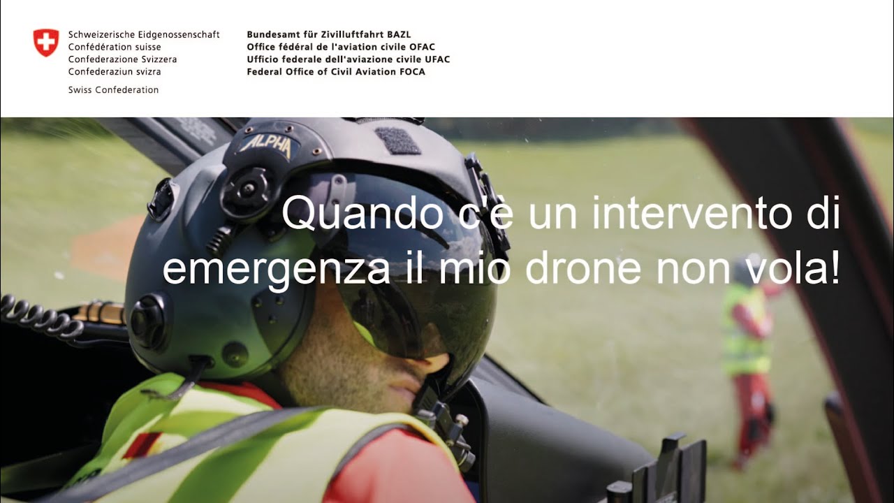 Quando c'è un intervento di emergenza il mio drone non vola!