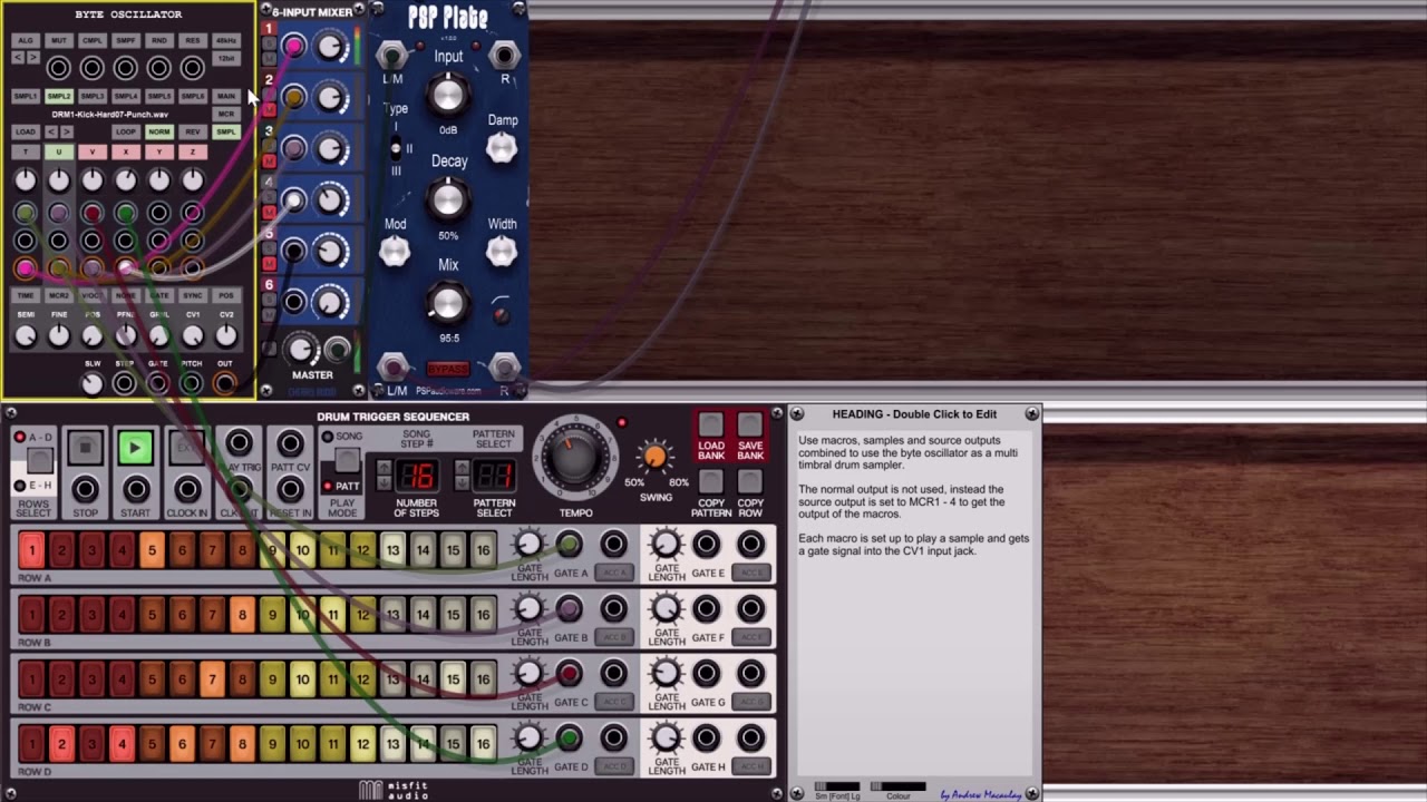 Byte Oscillator Samples and Macros