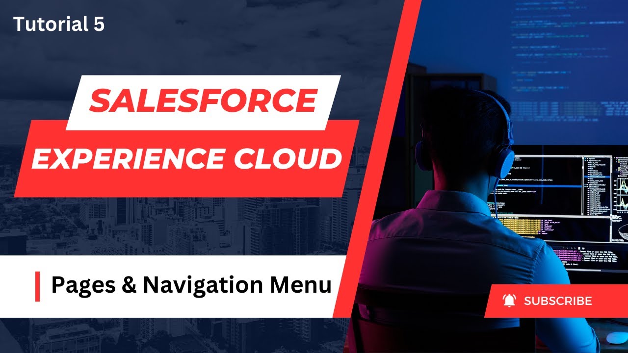 5. Pages & Navigations In Salesforce Experience Site (Hindi) | Salesforce Experience Cloud Tutorials
