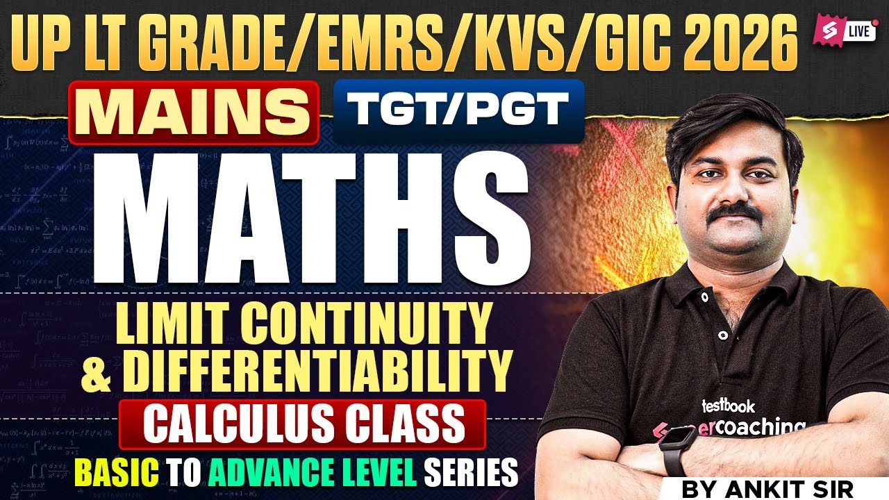 UP LT Grade/KVS/NVS/EMRS Maths Mains Classes 2025 | UP LT Grade/KVS/NVS/EMRS Maths Class By Ankit