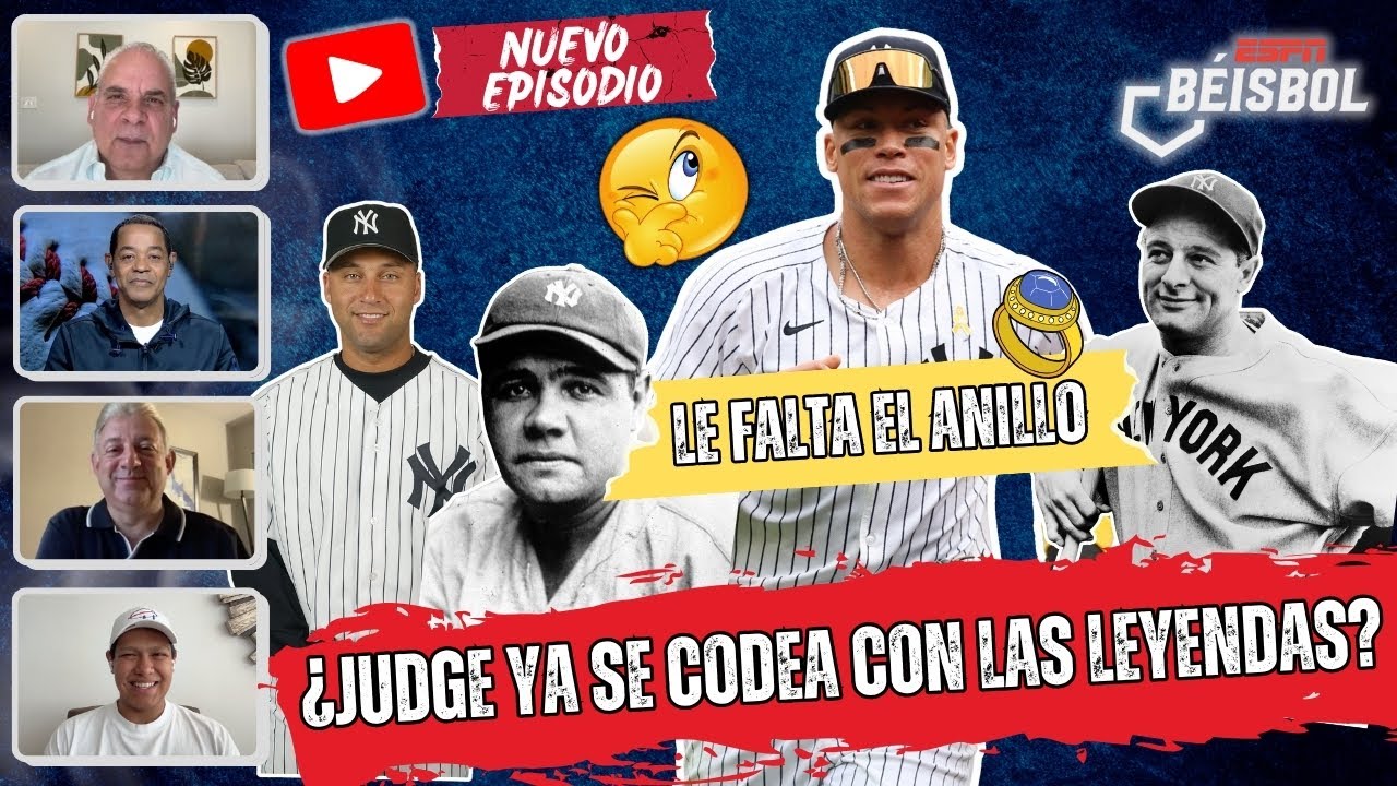 AARON JUDGE NO ESTÁ en el TOP 5 de la HISTORIA de los YANKEES, LE FALTA EL ANILLO | ESPN Beisbol