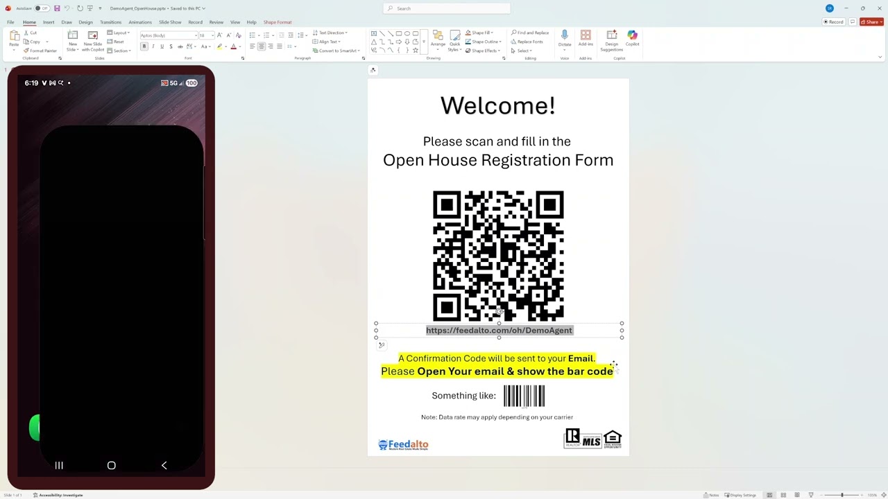Setup an Open House Registration with QR Code in 2 Minutes | www.feedalto.com