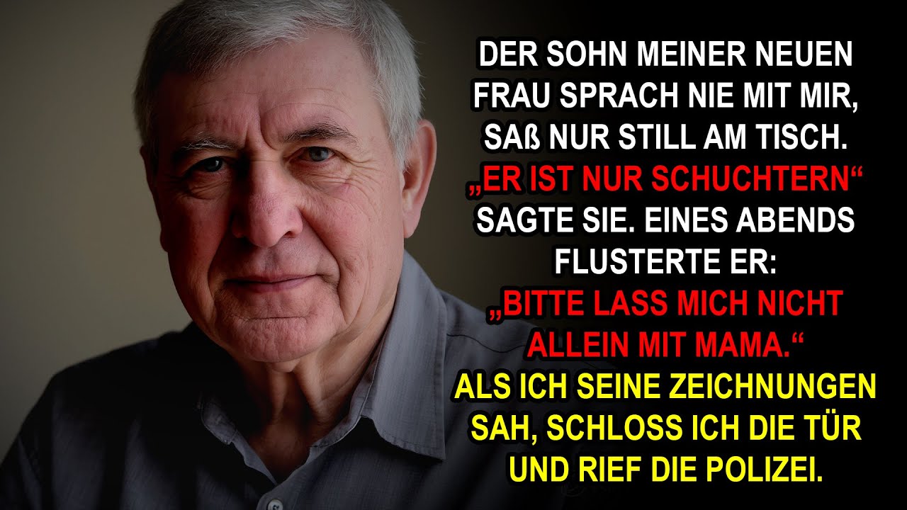 Mein Stiefsohn bat mich, ihn nicht allein zu lassen – seine Zeichnungen erschütterten mich