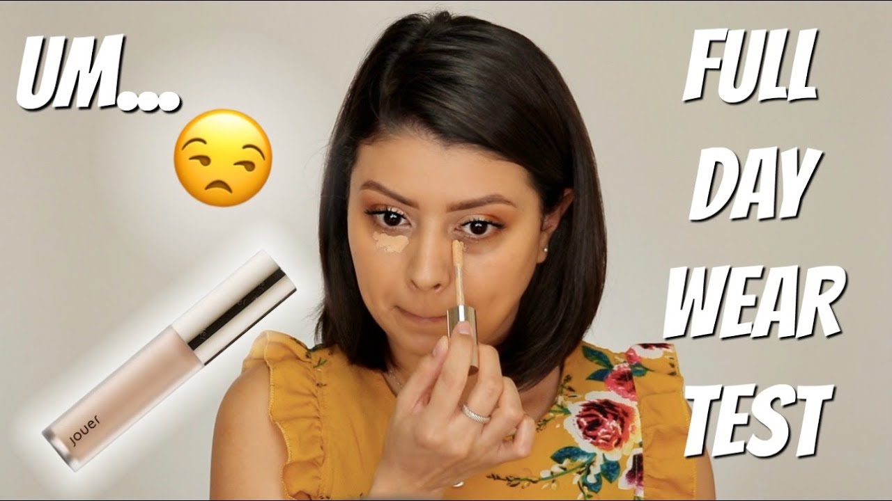 JOUER ESSENTIAL HIGH COVERAGE CONCEALER | WEAR TEST REVIEW