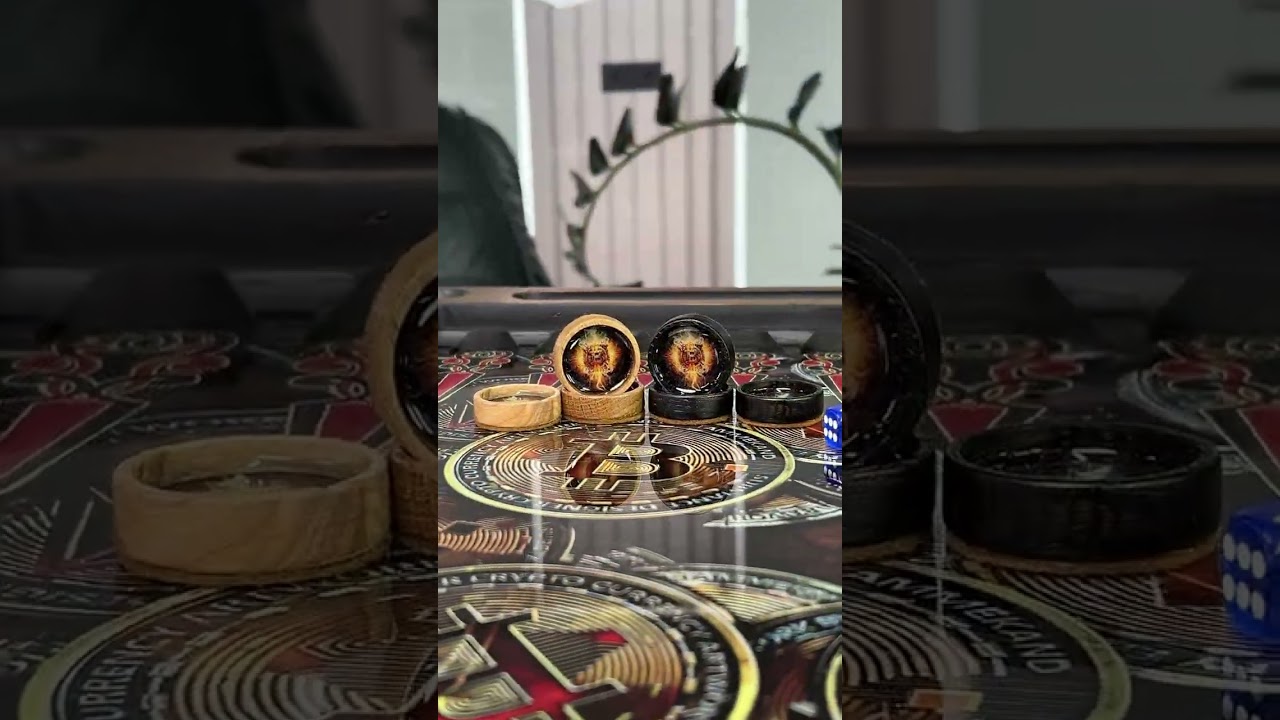 The Most Unique Backgammon Set Ever Made #shorts #backgammon #gaming