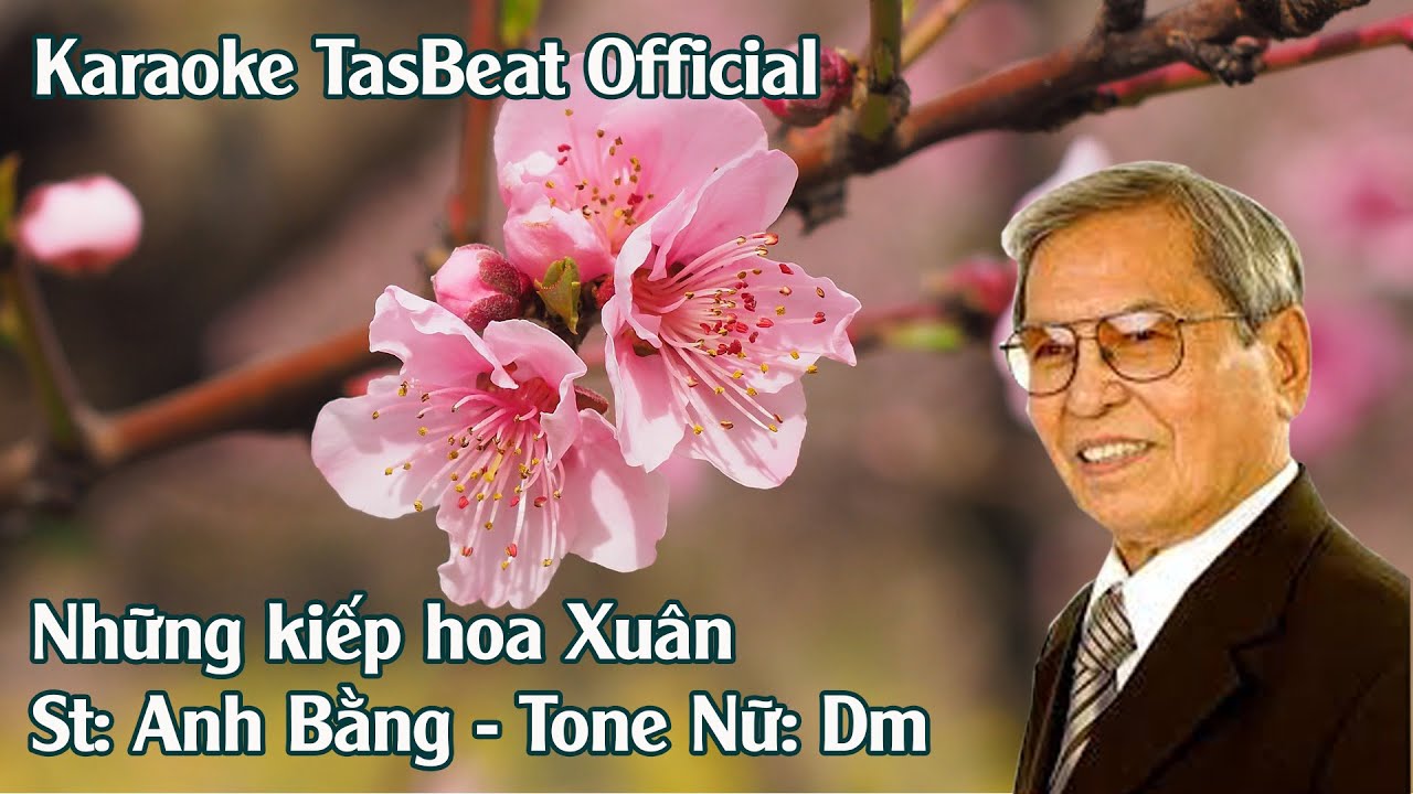Karaoke Những Kiếp Hoa Xuân - Tone Nữ | TAS BEAT