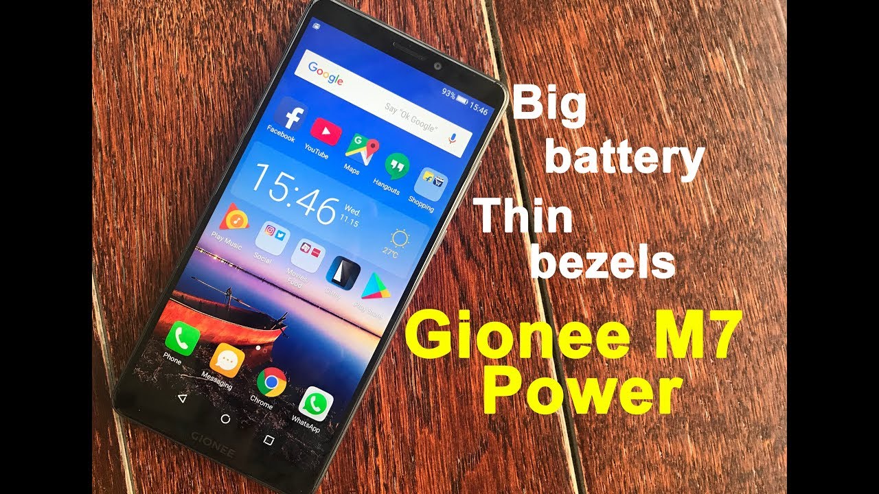 Gionee M7 Power first look