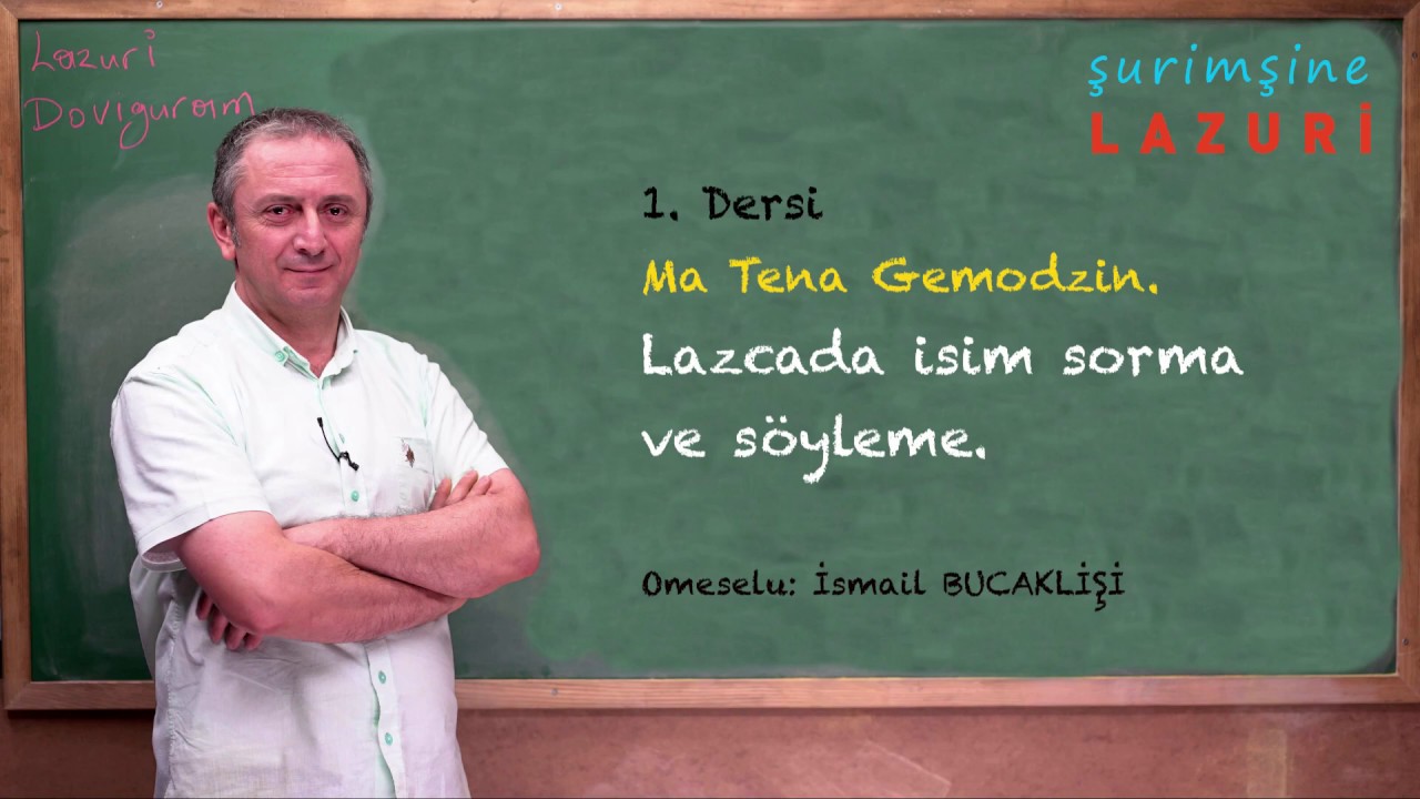 LAZCA DERSLER - 1  : LAZCADA İSİM SORMA VE SÖYLEME