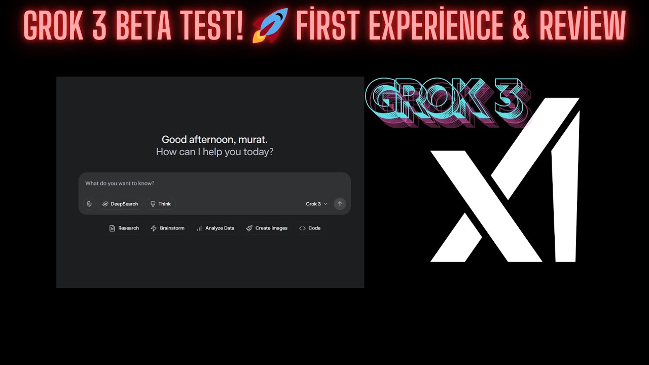 Grok 3 Beta Test Ediyoruz! 🚀 İlk Deneyim ve İnceleme