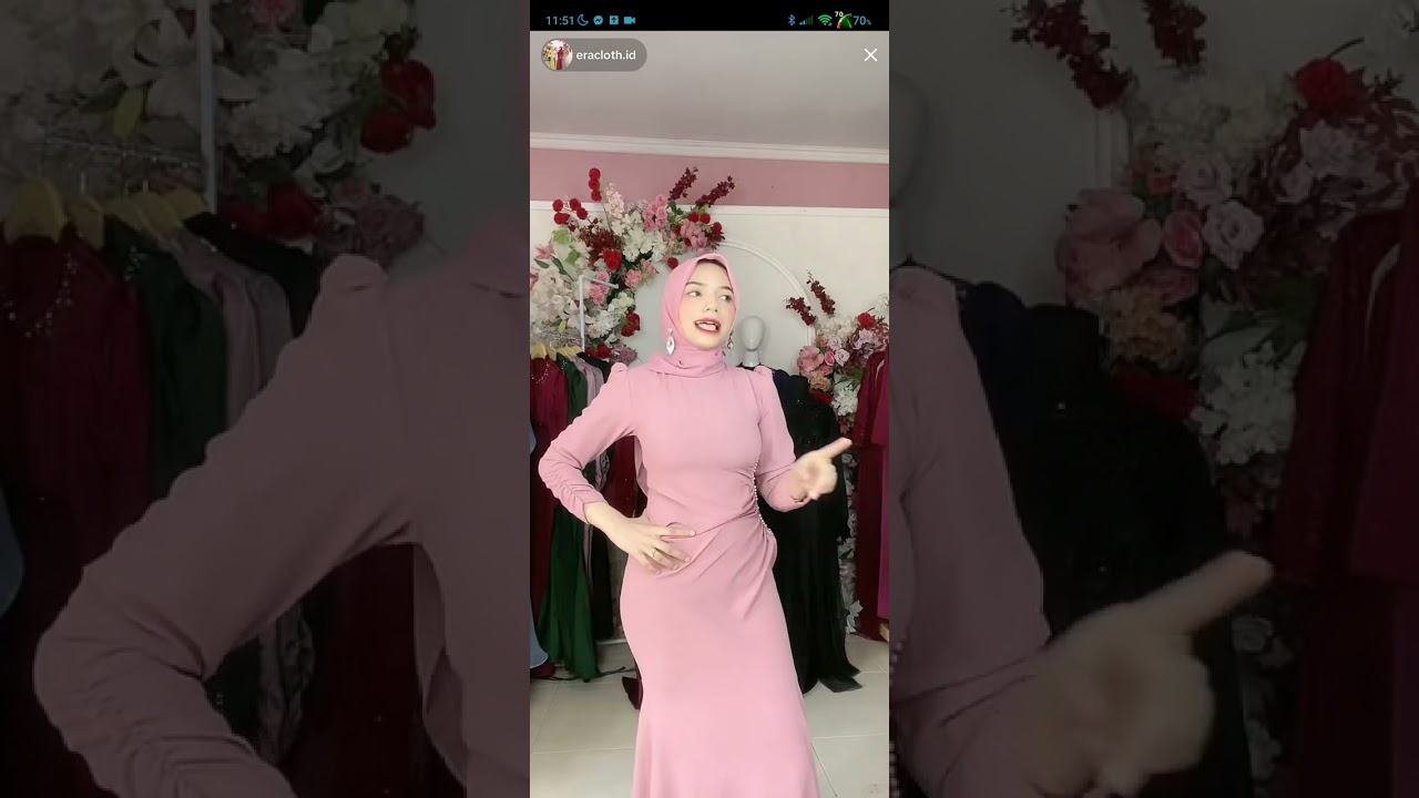 live cewe cantik jualan hijab