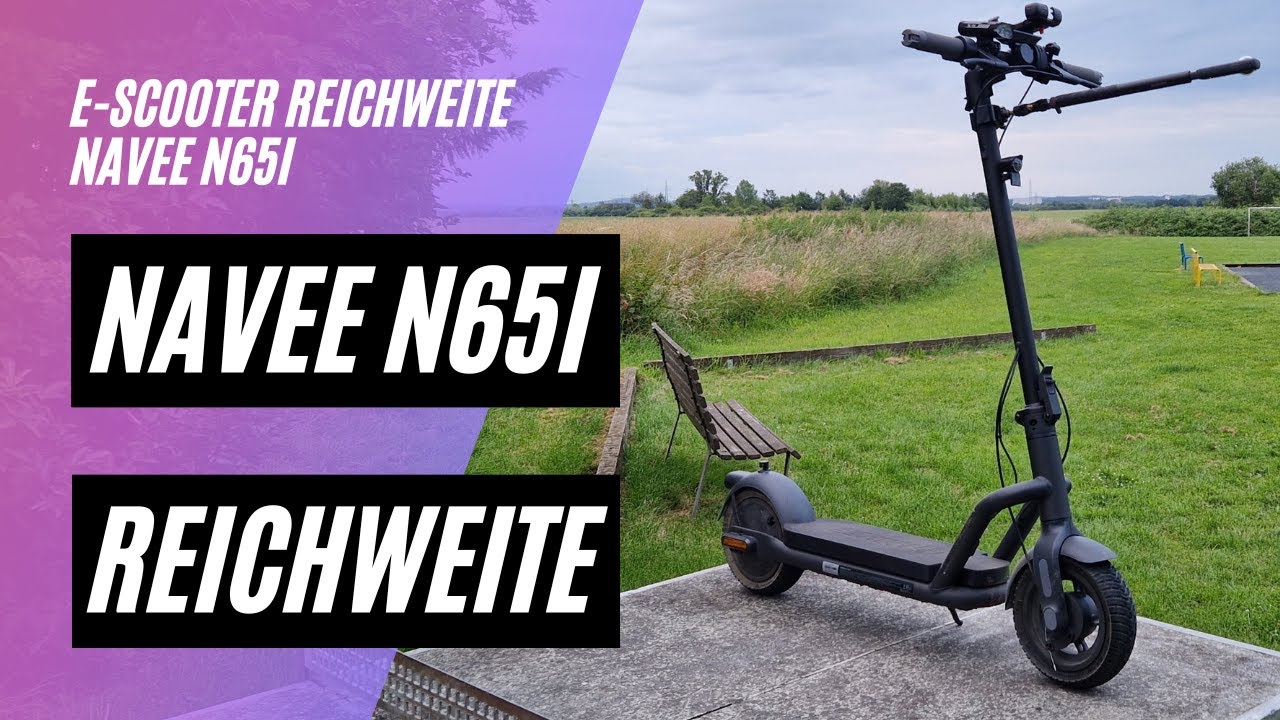 🛴 NAVEE N65i 🏆 Reichweitentest (48V; 12,5AH; 500W)