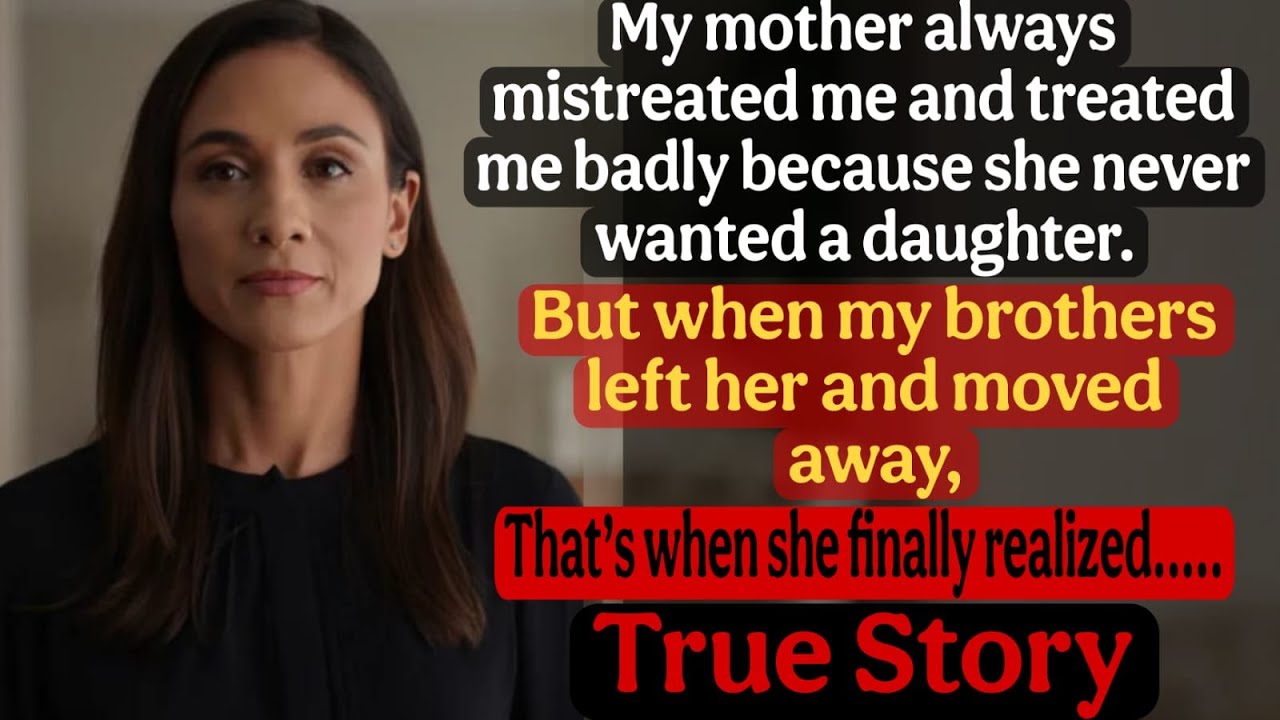 My Mother Never Wanted a Daughter — When My Brothers Left, the Truth Finally Broke Her