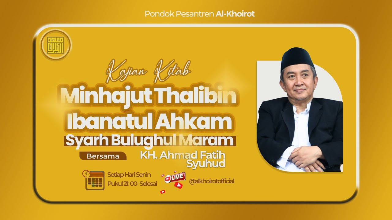 🔴 LIVE | Kajian Kitab Ibanatul Ahkam Syarh Bulughul Marom & Minhajut Tholibin Inggris (09/02/2026)