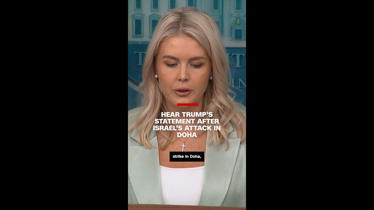 Hear Trump's statement after Israel's attack in Doha