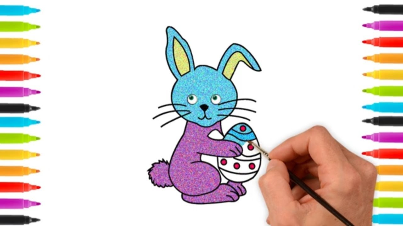 Kinder malen ganz einfach /So malst du einen Hasen / kinderleicht