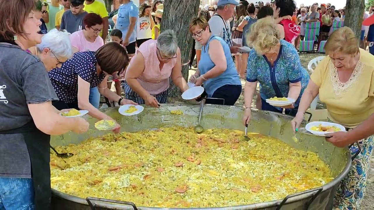 Paellada de fiestas en Boada