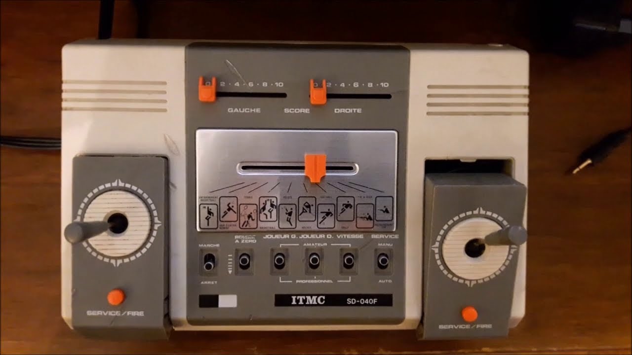 Console Hanimex / Sportmaster TVG 8610/ ITMC SD 040F : Un Pong à base de puce AY-3-8610